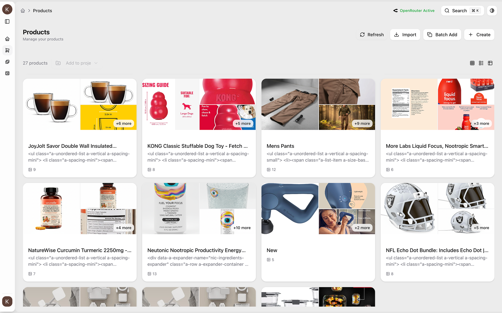 BrandJoy dashboard screenshot with setup and generation actions